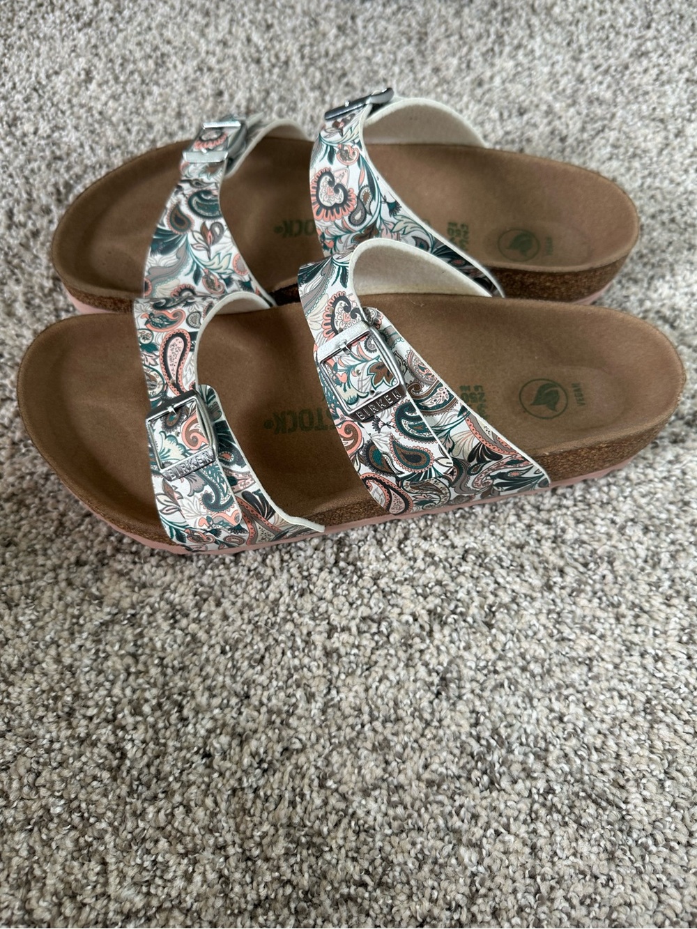 Birkenstock Sydney Vegan in Paisley Light Rose - Picture 2 of 12